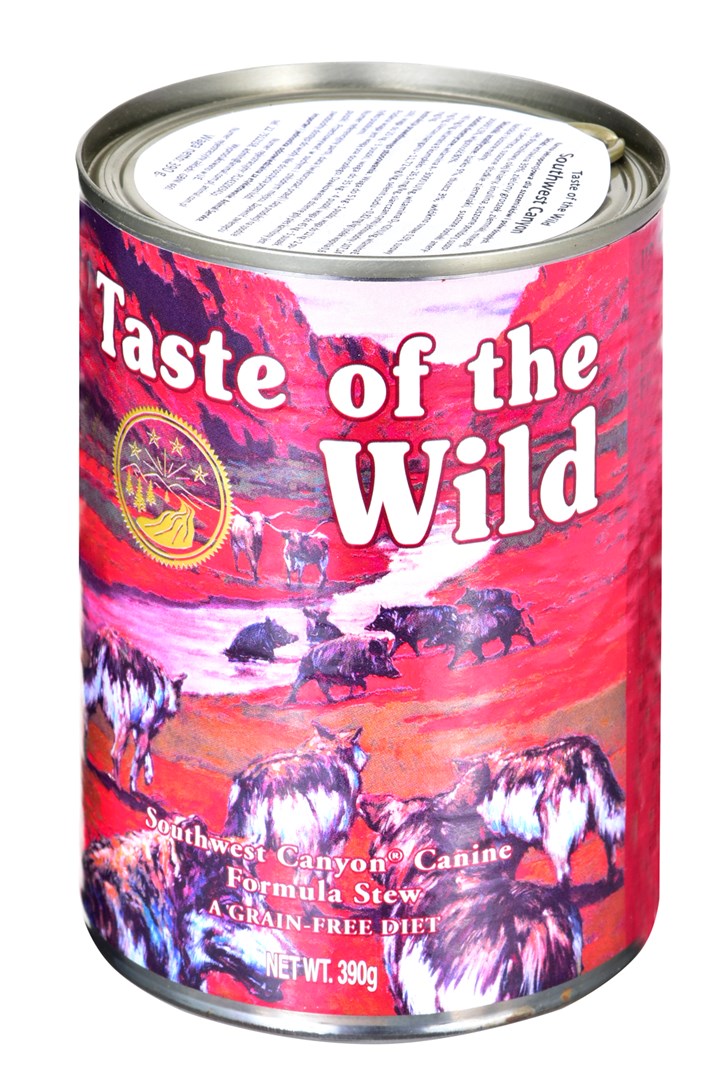 TASTE OF THE WILD Southwest Canyon, mokra hrana za pse, 390 g