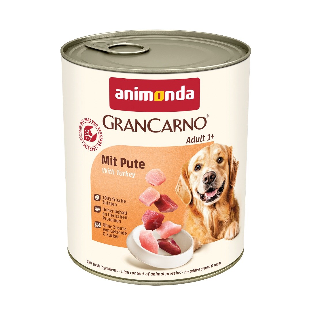 ANIMONDA GranCarno Adult s puranom - mokra hrana za pse, 800g