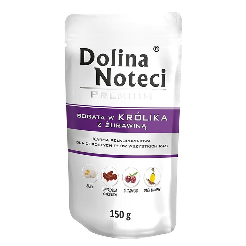 Pasja mokra hrana DNT Premium, kunec, 150 g