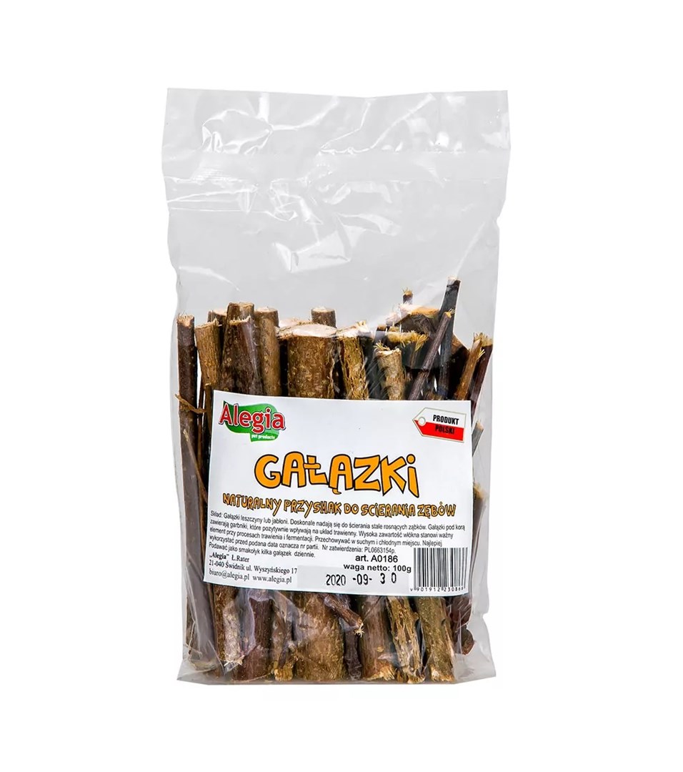 ALEGIA paličice za glodalce in kunce - 100g