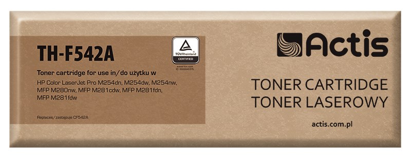 Nadomestni toner Actis TH-F542A (za HP 203A CF542A), rumen, 1300 strani