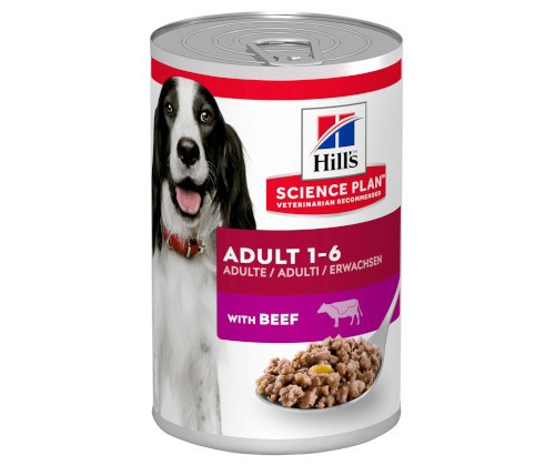 HILL'S Science Plan Canine Adult govedina - Hrana za pse - 370 g pločevinka