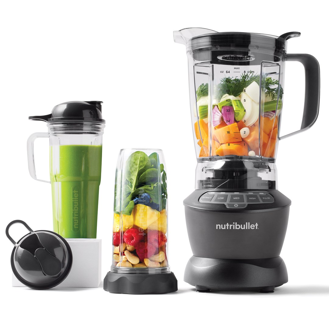 NutriBullet Blender NBF500DG, 1200 W, Tamno siva