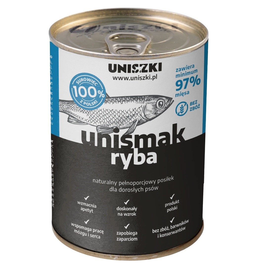 UNISZKI UNIsmak Pasja hrana - ribe, 400g