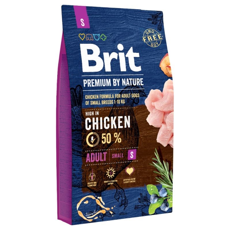 BRIT Premium by Nature Small Chicken - Suha hrana za male pse (8 kg)