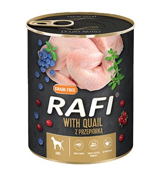 DOLINA NOTECI Rafi mokra hrana za pse s prepelico, 800 g