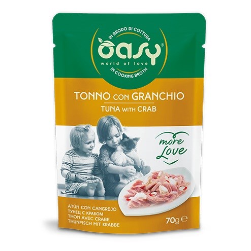 OASY More Love Tuna s rakoma - mokra hrana za mačke, 70g