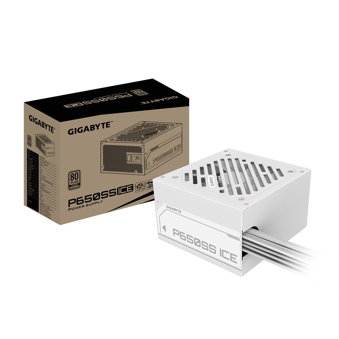 GIGABYTE P650SS ICE napajalnik 650W, 80 PLUS Silver, ATX 3.0