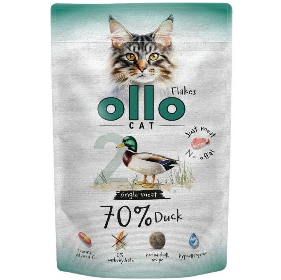 OLLO Cat Monobiałkowa mokra hrana - patka, 85g