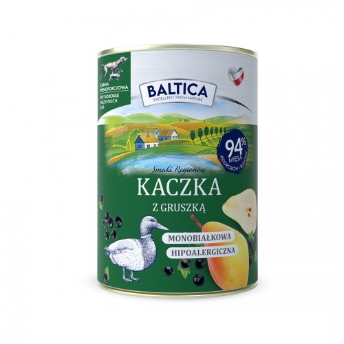 Hrana za pse BA5 Smaki regionów Duck s hruško, 400g