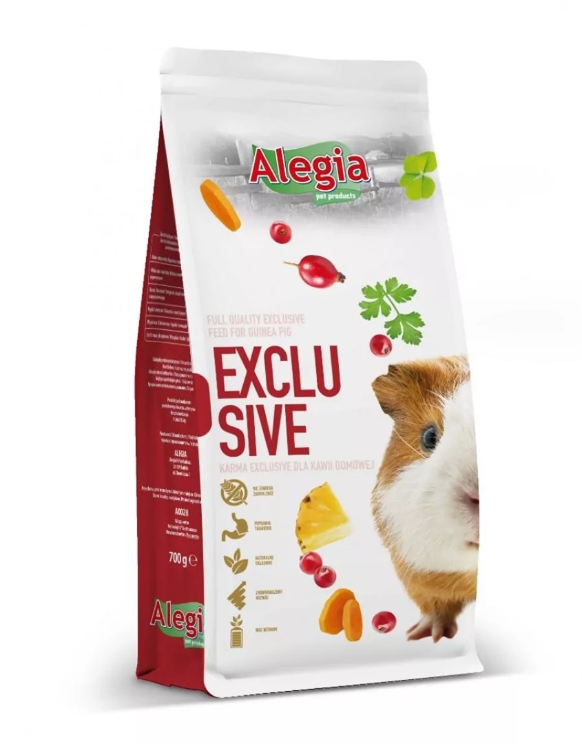 ALEGIA Exclusive hrana za morske prašičke, 700g, zelenjava