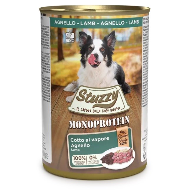 STUZZY Monoprotein Lamb pasja hrana - mokra hrana, 400 g