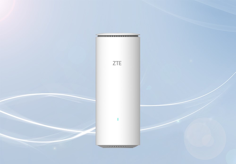 ZTE Z1320 dvopasovni brezžični usmerjevalnik Gigabit Ethernet, bel