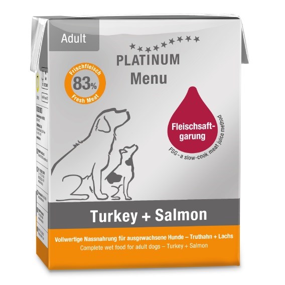 PLATINUM Menu Adult Iberico+Puranj - mokra hrana za pse - 185g