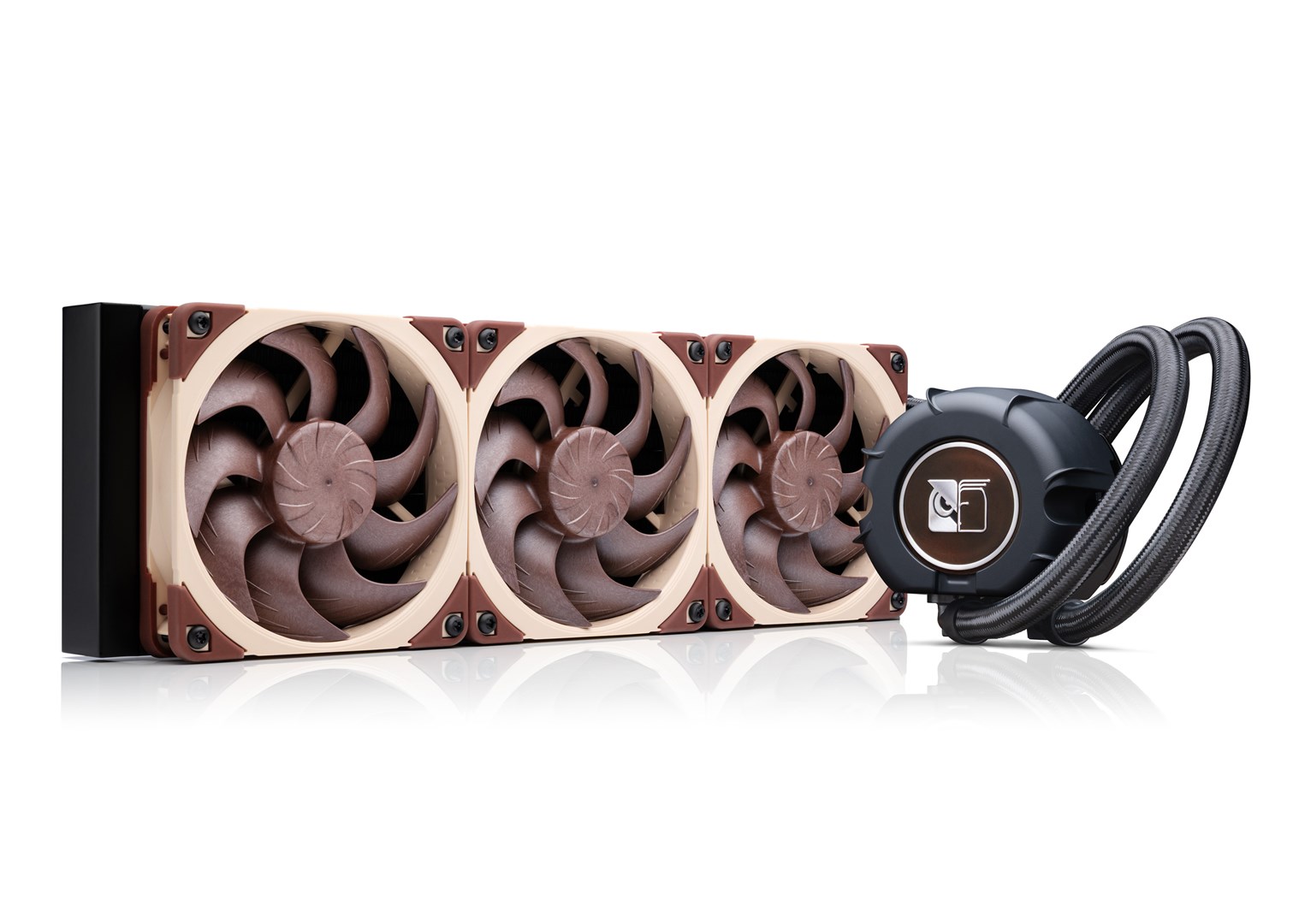 Noctua NL-LC1-42 sistem hlajenja računalnika, tekočinsko hlajenje procesorja, 14 cm, bronast, komplet 4 kosov