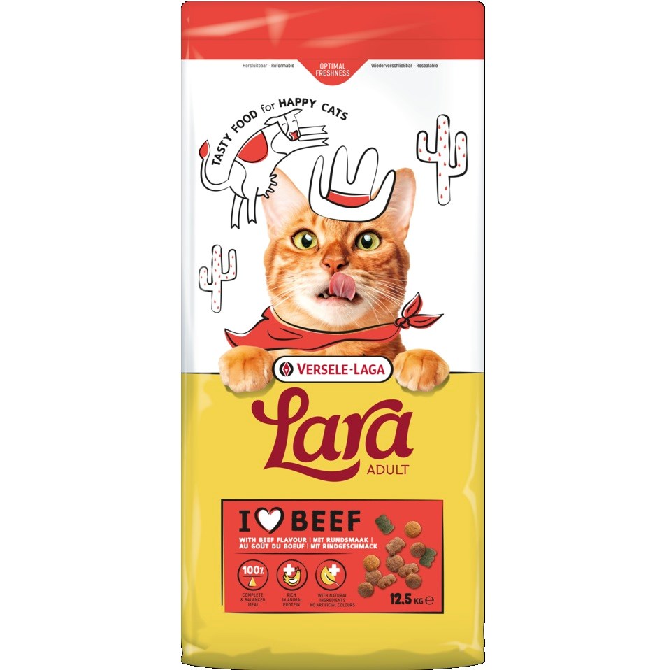 VERSELE-LAGA Lara govedina - suha hrana za mačke, 12,5 kg