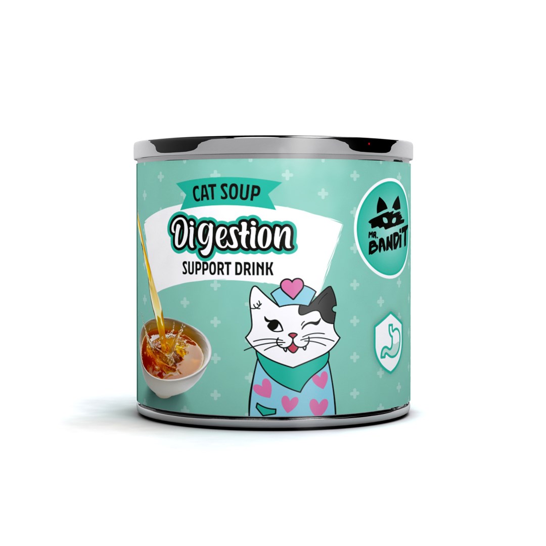 VETEXPERT Mr. Bandit Piščanec za prebavo, funkcionalna pijača za mačke, 95 ml