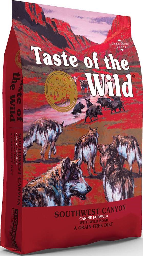 TASTE OF THE WILD Southwest Canyon - suha hrana za pse, govedina, brez žitaric, 12.2 kg