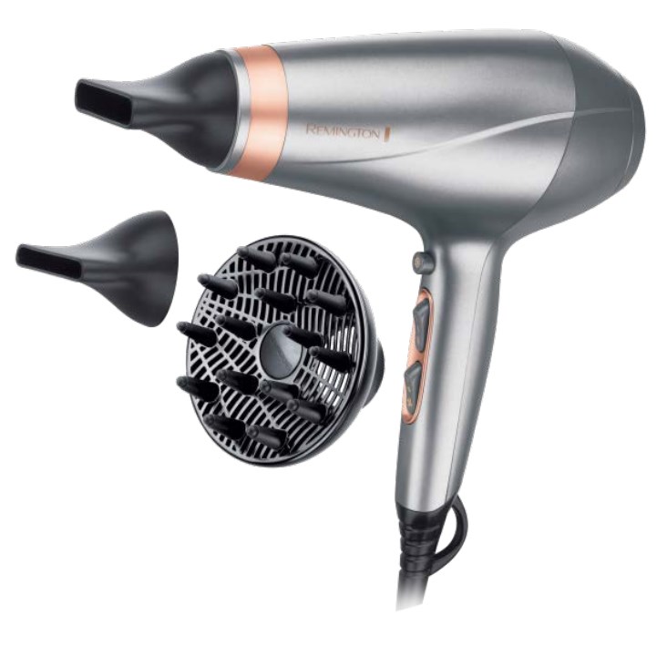 Fen za lase Remington AC8820 srebrn, 2200 W, ionska funkcija