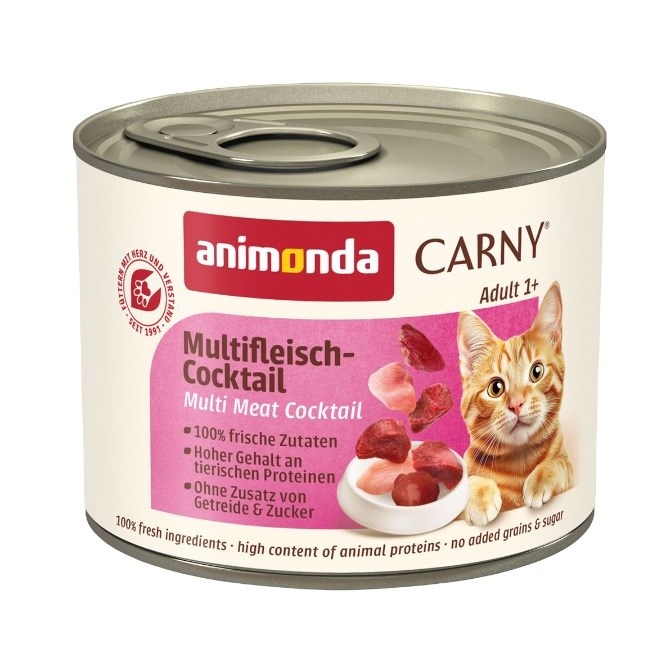 ANIMONDA Carny Adult Večmesni koktejl - Mokra hrana za mačke, 200g