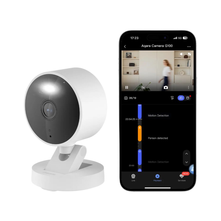 Aqara G100 Select Cube IP Varnostna Kamera, Notranja/Zunanja, 2304x1296