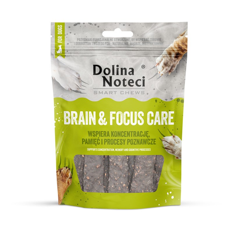 DOLINA NOTECI Smart Chews Brain & Focus Care – priboljšek za pse – 7 kosov