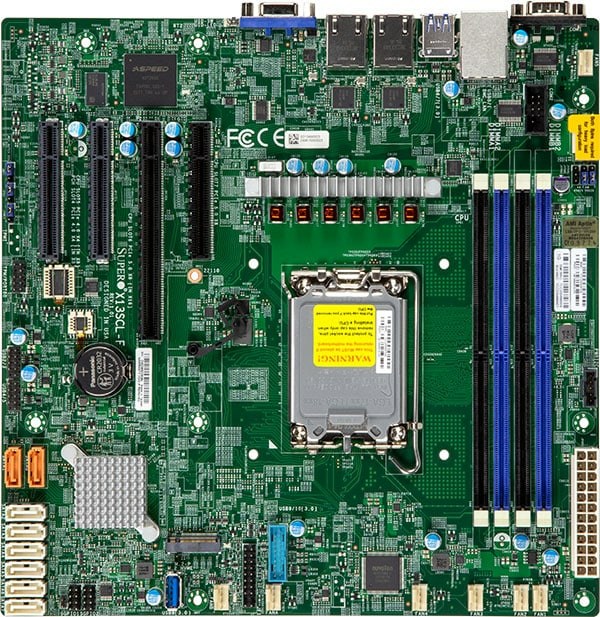 Supermicro X13SCL-F-B matična plošča, Intel C262, LGA 1700, micro ATX