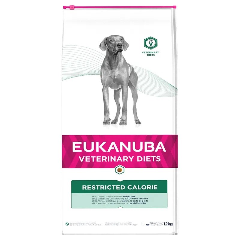 EUKANUBA Veterinary diets Restricted Calorie Chicken - suha pasja hrana - 12 kg