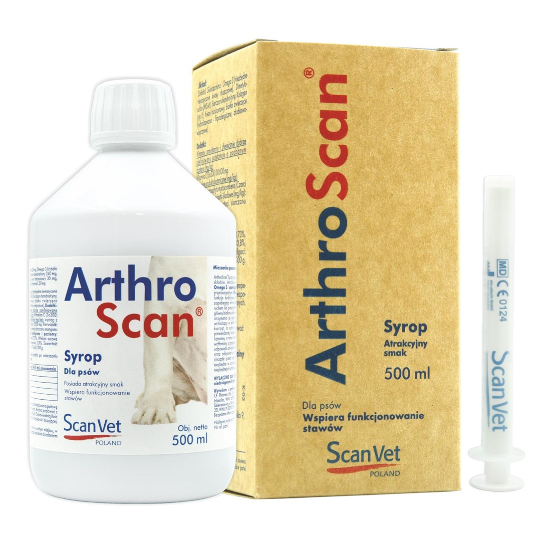 SCANVET ArthroScan Sirup za pse - za sklepe - 500ml