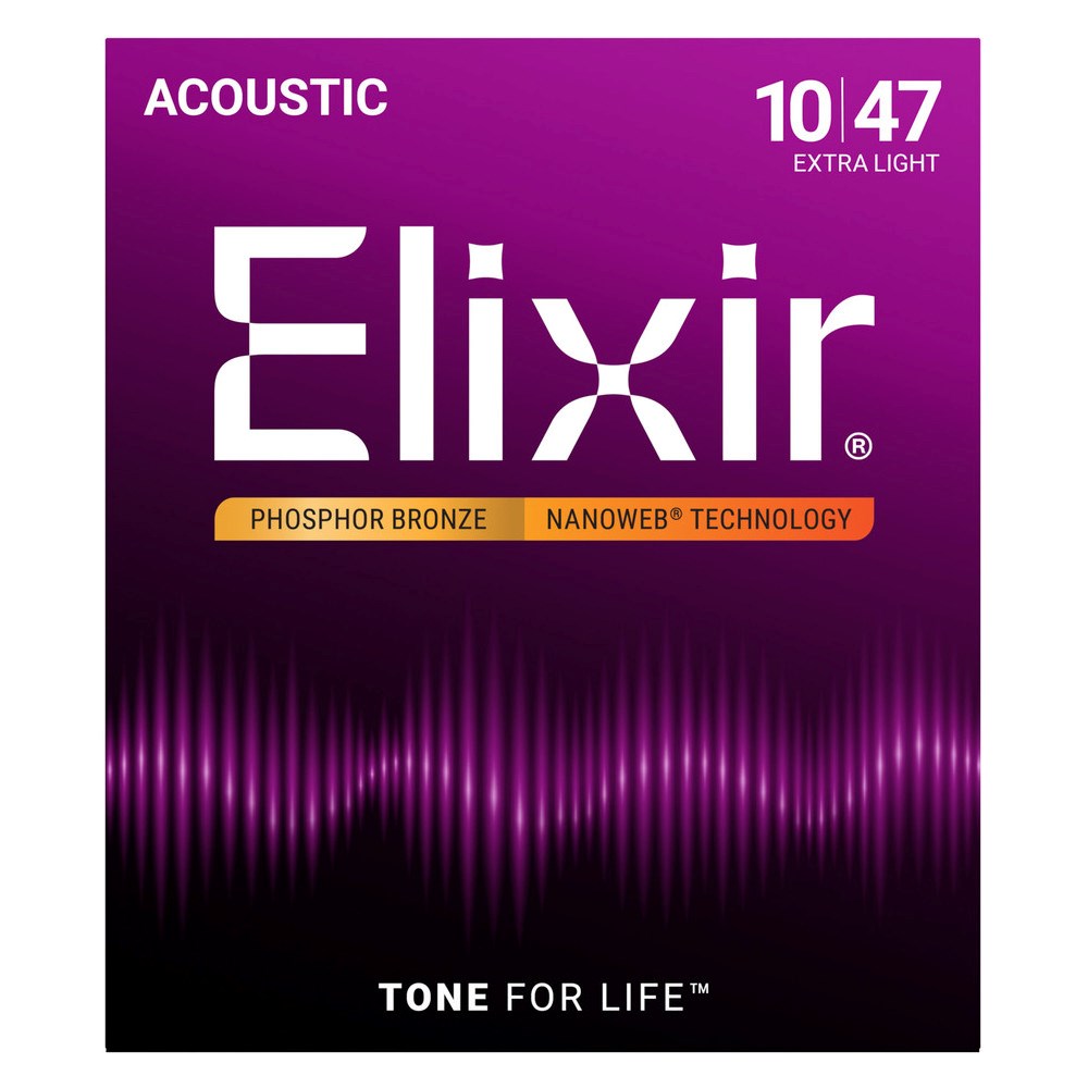 Elixir 16002 Phosphor Bronze Extra Light NW - strune za akustično kitaro (10–47)