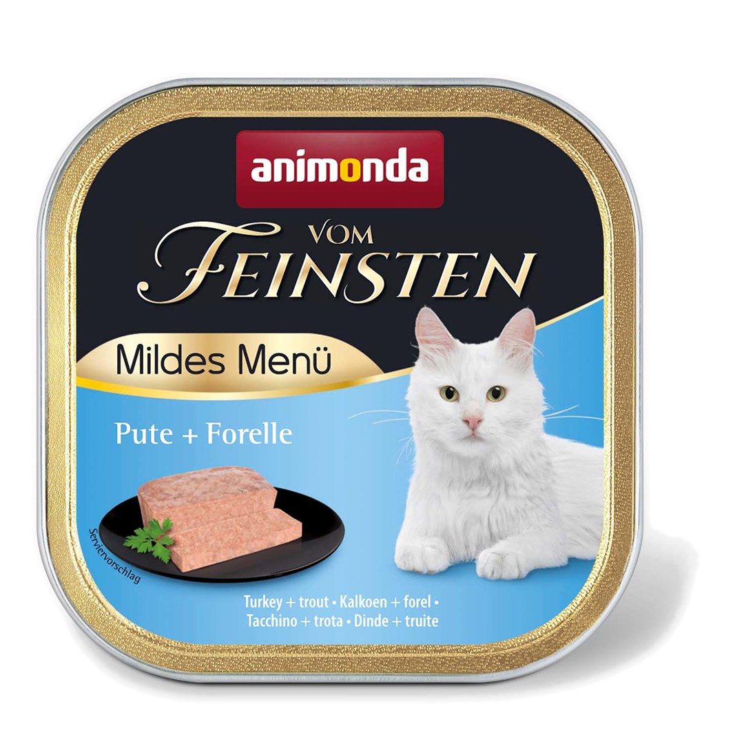 ANIMONDA Vom Feinsten Mildes Menu Pur Turkey and Trout - mokra hrana za mačke, 100g