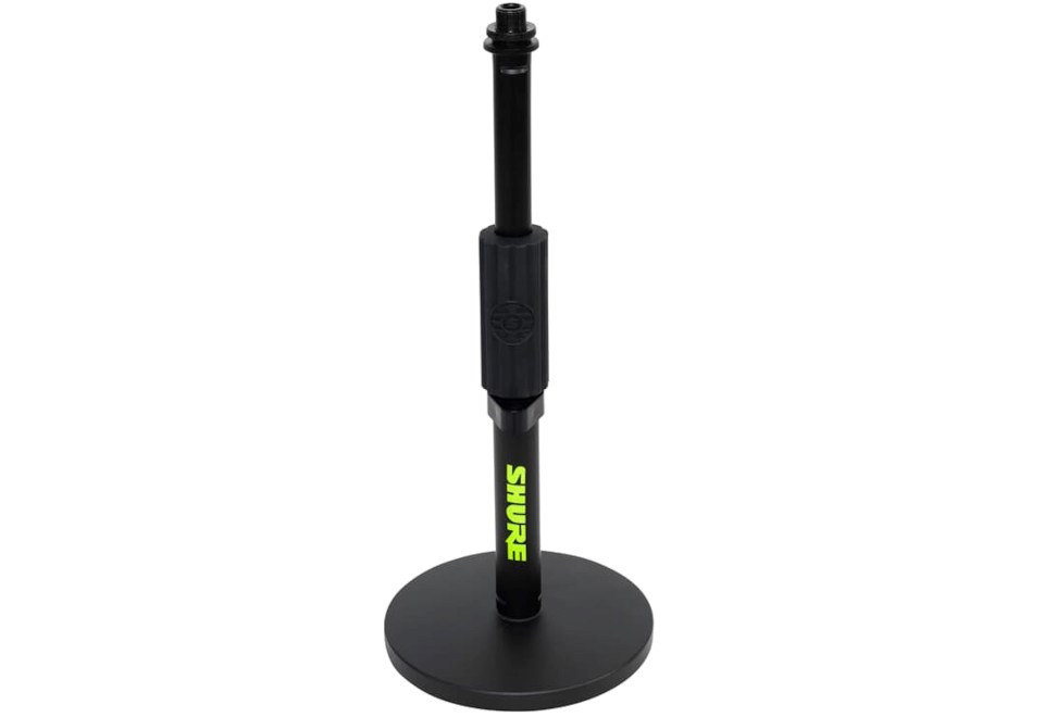 Namizno stojalo za mikrofon Shure SH-DESKTOP1, kovinsko, črno