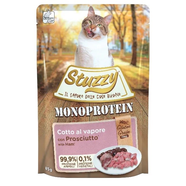 STUZZY Monoprotein šunka - mokra hrana za mačke - 85 g