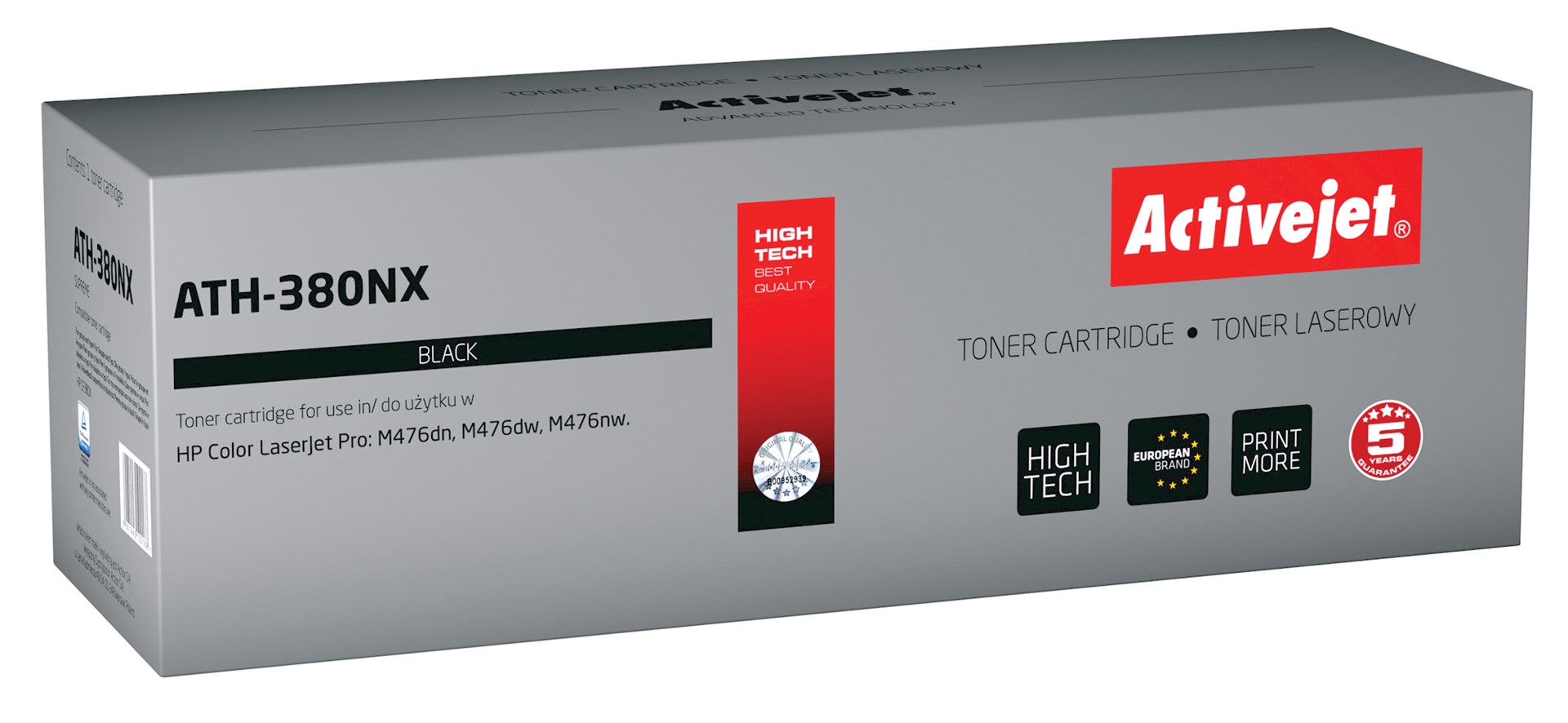 Activejet ATH-380NX Toner (nadomestilo za HP 312X CF380X), črn, 4400 strani