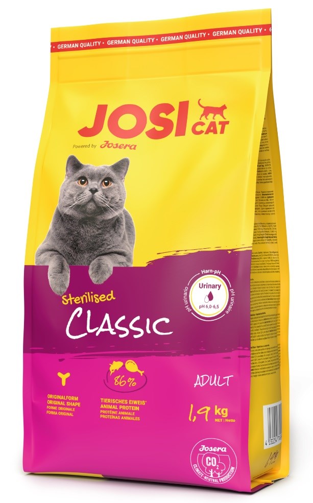 SUHA hrana za mačke JOSERA JosiCat Sterilised Classic, 1.9 kg
