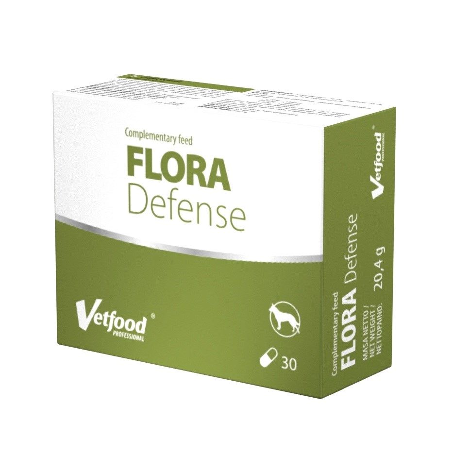 VETFOOD Flora Defense - prehransko dopolnilo za pse in mačke, 30 kosov