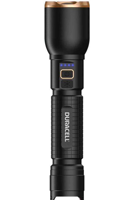Duracell DF3000R ročna svetilka, črna, IP54