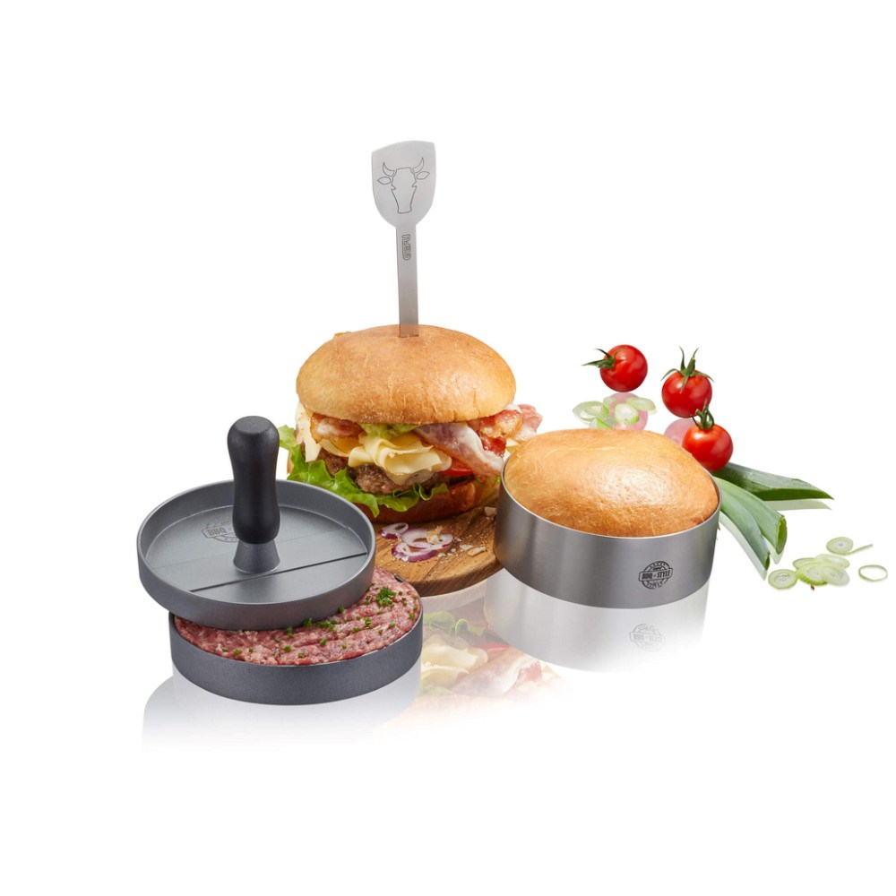 Gefu G-89494 set za žar, 3 kosi, aluminij/jeklo, srebrna