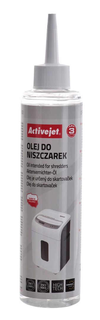 Olje za drobilnik Activejet ASO-250, 250 ml