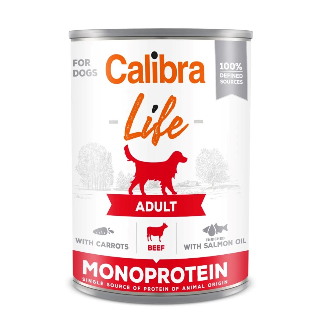 CALIBRA Adult Beef with carrots - mokra hrana za pse, 400g