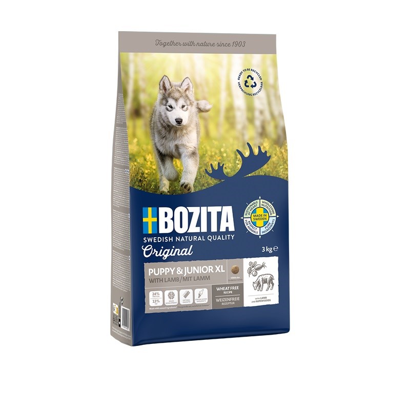 BOZITA Original Junior XL Jagnjetina - suha hrana za pse - 12 kg
