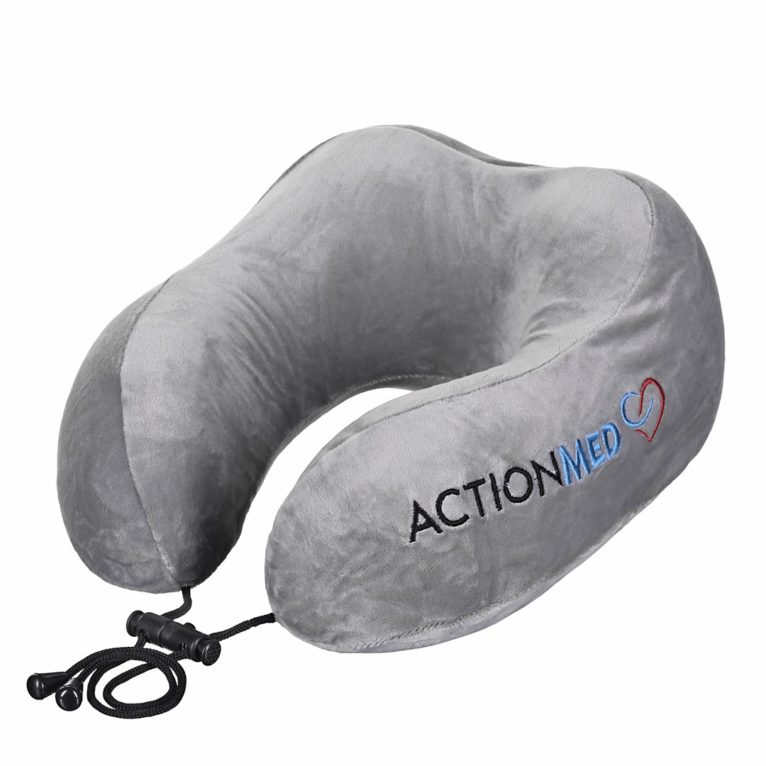 ActionMed TRAVEL PILLOW - ortopedski potovalni vzglavnik, siv