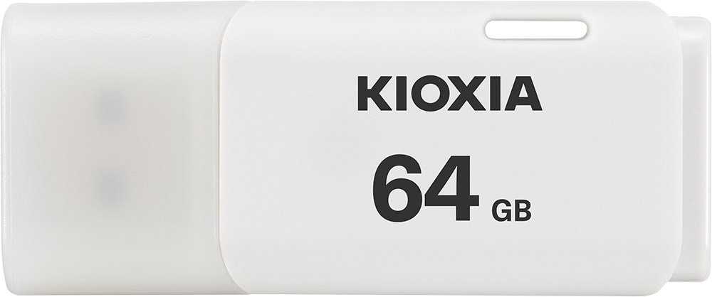 Kioxia TransMemory U202 USB ključek 64 GB, USB 2.0, bel