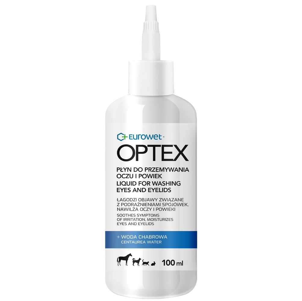 EUROWET Optex Sredstvo za čiščenje oči za pse in mačke 100 ml