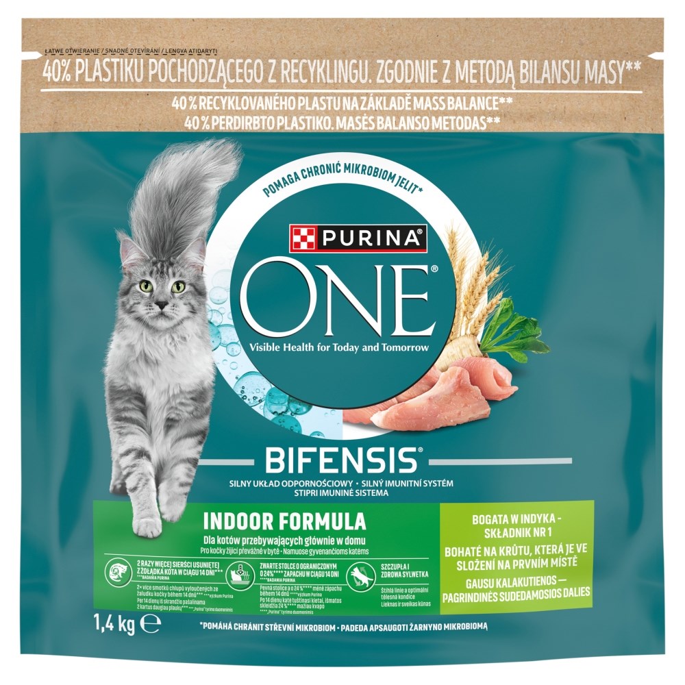 PURINA One Bifensis Indoor s puranom - suha hrana za mačke - 750 g