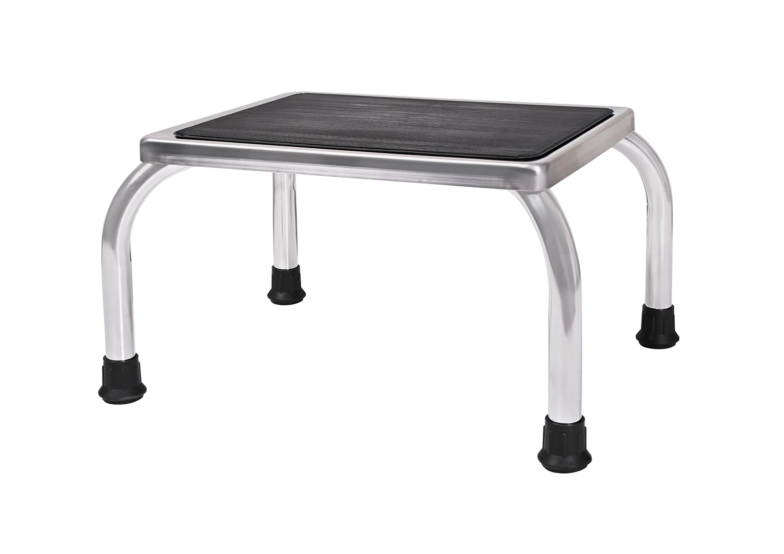 AIV Premium Plus stopnica za kad, nosilnost 120 kg, krom/črna