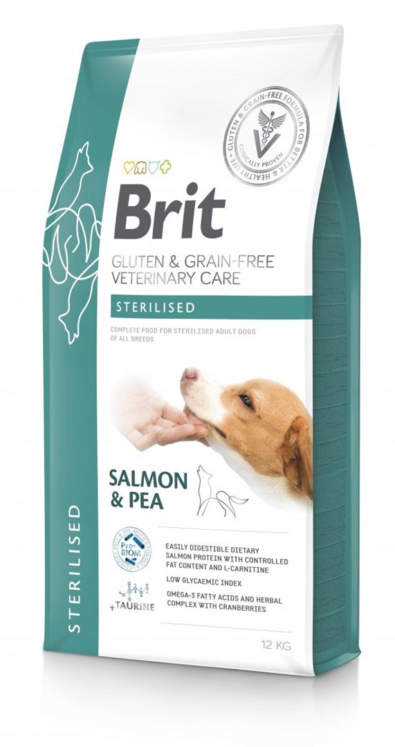 BRIT Grain Free Vet Care Sterilised - suha hrana za pse, 12 kg