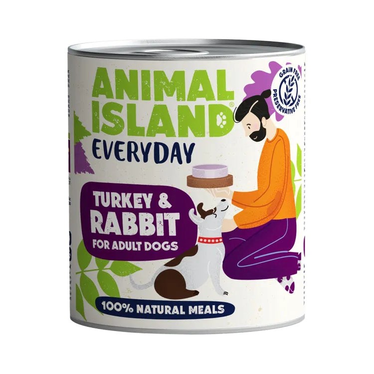 ANL ANIMAL ISLAND Everyday puran s kunca, mokra pasja hrana - 800g