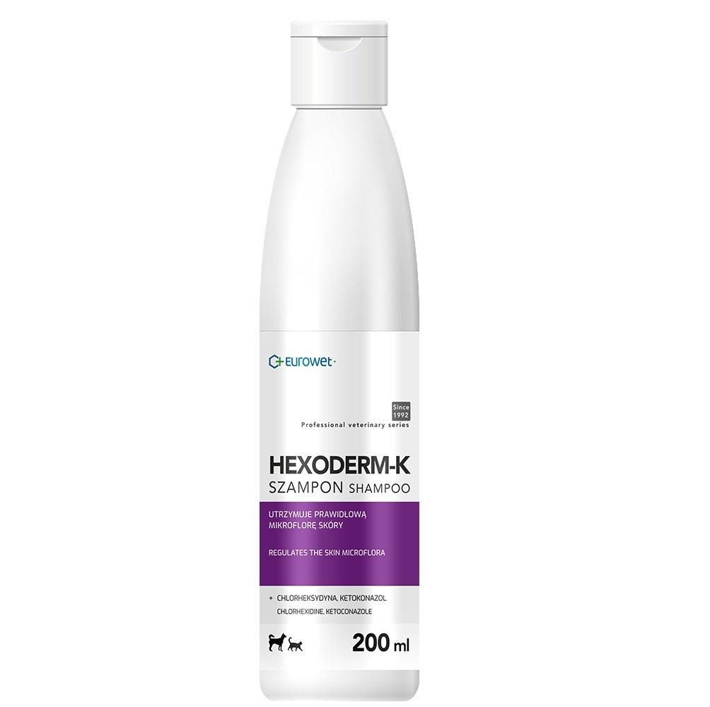 EUROWET Hexoderm-K šampon za pse in mačke - 200ml
