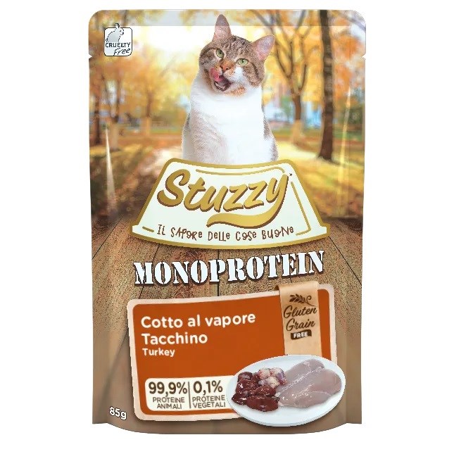 STUZZY Monoprotein Puran - mokra hrana za mačke - 85 g